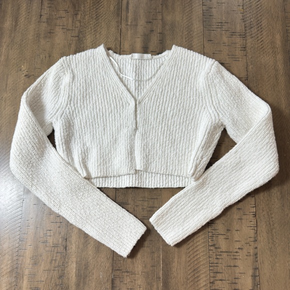 Mango White Knit Sweater - Picture 2 of 7